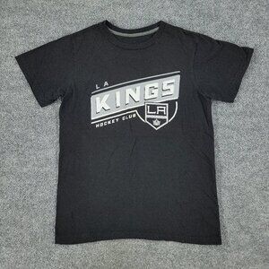 Los Angeles Kings Shirt Men Small Black NHL Hockey Logo Graphic Tee Short Sleeve